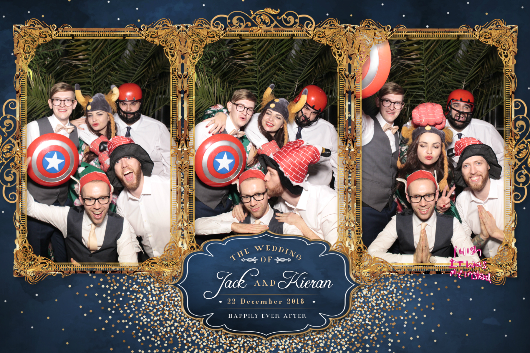 Jack and Kieran's Wedding | View more photos from the event at gallery.myphotoboothexperience.co.uk/u/MyPhotoBoothExperienceLtd/Jack-and-Kierans-Wedding